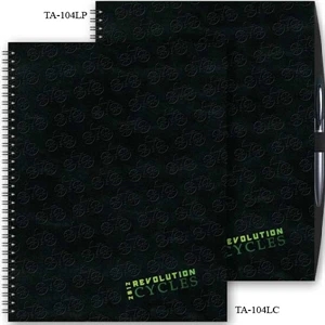 The Analyst (tm) - 8.5" X 11" Leather Front/chip Back Analyst (tm) Vertical Monthly Planner