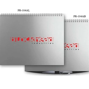 The President (tm) - 11" X 8.5" Alloy Front/penport Back President (tm) Horizontal Monthly Planner
