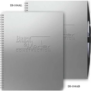 The Director (tm) - 8.5" X 11" Alloy Front/chip Back Director (tm) Vertical Monthly Planner