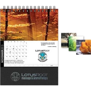 Desktop Monthly (tm) - 5" X 5", Square, Full-color, Square Monthly Desktop Calendar