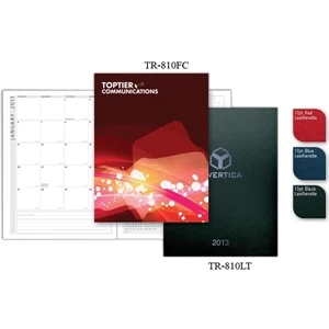 Traveler & Pocket Secretary (tm) - 8.25" X 10.75 Full-color Monthly Planner With Saddle-stitched Binding