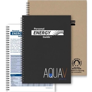 7" X 10" Monthly Organizer Full Of Ways To Support Your Green Efforts. Recycled