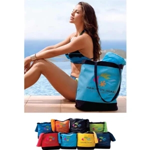 Island Hopper Bag (tm) - Colorfusion (tm) Transfer - Fashion Tote Bag. 19" X 17" X 7"