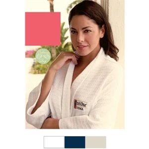 Cabana Bay (tm) - Blank - Waffle Weave Robe Made From 100% Cotton Material