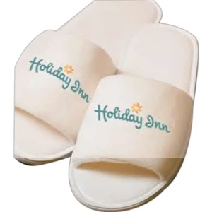 Cabana Bay (tm) - Colorfusion (tm) - Open Toe Velour Slippers In A Bag