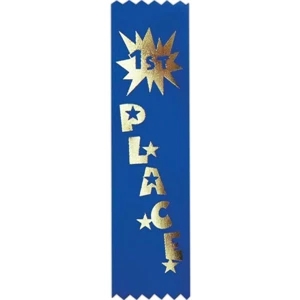 Recognition Line - Achievement - Stock Economy Grade Ribbon, 1 5/8" X 6"