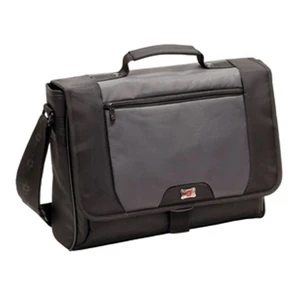 Pillar - Computer Brief Protects Up To Most 16" Laptops. Exterior Zippered Pocket
