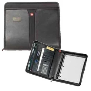 Carina - Business Organizer With Removable 1" Slanted D-ring Binder, Lined Notepad