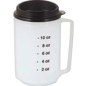 Medical - Twelve Ounce Double Wall Insulated Mug With Spill Resistant Lid