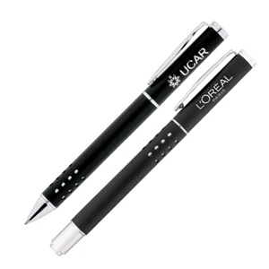 Tuscany - Pen That Has Unique Brass Barrel Cutouts That Reveal High Shine Chrome Accents