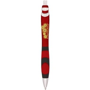 Scripto (r) Groovy - Ballpoint Pen With Vivid Metallic Colored Barrel And Chrome Accents
