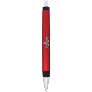Scripto (r) Sketch - Ballpoint Pen With Smooth Matte Metallic Colored Barrel With Black Rubber Grip