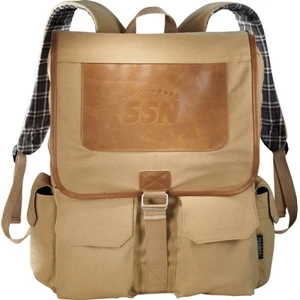 Field & Co. Cambridge Collection - Computer Backpack Made Of Cotton Canvas