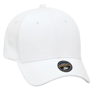 100% Polyester Solid Color Cool Mesh Six Panel Low Profile Pro Style Cap. Blank