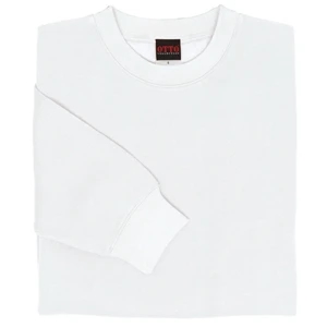 White S- X L - 70% Cotton/30% Polyester Classic Unisex Crewneck Sweatshirt. Blank