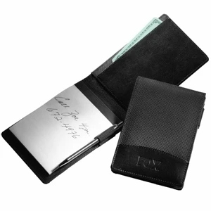 Manhasset Leeman New York Collection - Jotter Made Of Ballistic Nylon With Cowhide Leather