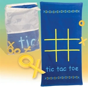 Tic-tac-towel Logotec - Tic-tac-toe Game Towel Kit In A Mesh Drawstring Bag