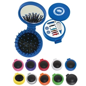 3 In 1 - Colors - 3 In 1 Sewing Kit, High Impact Plastic With Shatter Resistant, High Quality Mirror