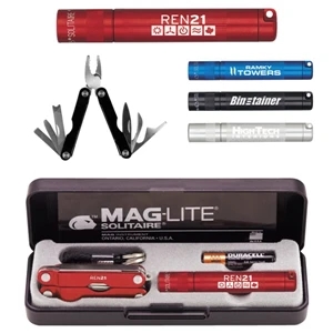 Mag-lite (r) K3a Solitaire - Flashlight With Lanyard And Multi-function Tool Combo