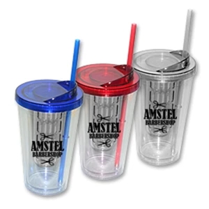 Gator - 16 Oz. Tumbler With Removable Cylinder That Holds Fruits Or Vegetables