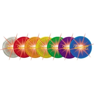 Orange - Bright Blinking Led Round Strobe Light With 200 Hours Of Flash