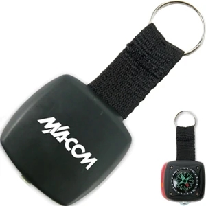 Survival Multi-tool With Flashlight, Compass, Red Emergency Flasher And Key Ring