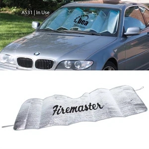 The Accordian - Silver Mylar Reflective Accordion Sun Shade With Polyfoam Packing