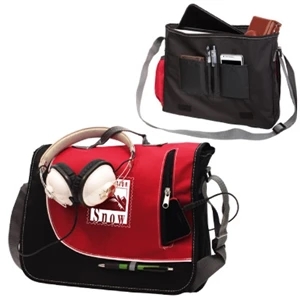 The City - Black - Messenger Bag With Inside Pocket For Up To A 14" Laptop