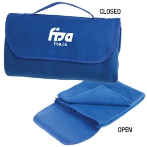 The Recreationist - Black - All-in-one Foldable Anti-pilling Fleece Blanket