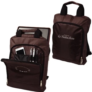 The Convenience - Durable Pvc Backpack And Travel Bag, Holds Laptop Up To 15"