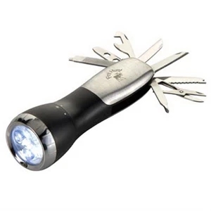 The Bright - Super Bright Flashlight With 8 Function Multi Tool In Handle