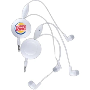 I-bean - Retractable Headphones Up To 3.5 Feet For Phone Or Mp3 Player
