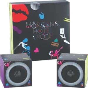 Speakers In A Box - Set Of 2 Collapsible Speakers Plug Into Computer Or Mp3/mp4 Player