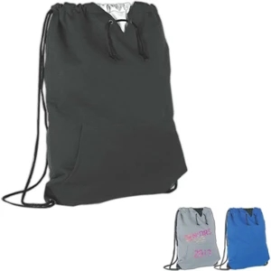 Jersey Sweatshirt Drawstring Cooler Keeps Your Lunch Hot Or Cold For 4 - 6 Hours
