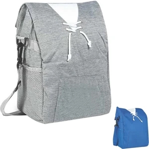 Jersey Sweatshirt Cooler Bag With Mesh Pocket For Water Bottle (not Included)