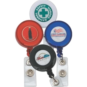 Retractable Badge Holder Without Dome - Retractable Badge Holder, 5 Day Service