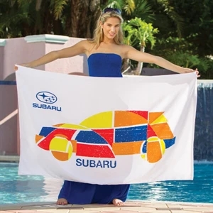 Diamond Collection - 7 Working Days - Printed - Midweight Beach Towel, 35" X 60"
