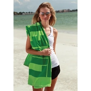 Diamond Collection - 3 Working Days - Embroidery - Midweight Colored Beach Towel, 35" X 60"