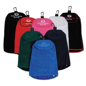 Spotless Swing (tm) - White - 7 Working Days - Premium Multi-use Golf Towel
