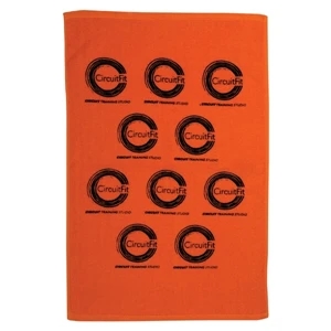 Jewel Collection - 7 Working Days - Printed - Terry Velour, Hemmed Lightweight Sport Cotton Towel