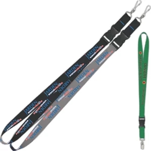 Full Color Lanyard With Detachable Buckle Made Of Premium Satin Polyester