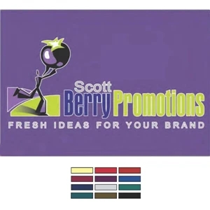 Floor Mat With Square Corners, Made Of 100% Polyester Non-woven Material