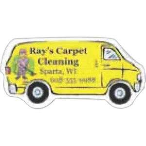 Die Cut Custom Magnet Made Of White Material, .020 Thick With Full Color Imprint