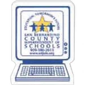 Die Cut Custom Magnet Made Of White Material, .020 Thick With Full Color Imprint
