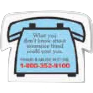 Die Cut Custom Magnet Made Of White Material, .020 Thick With Full Color Imprint
