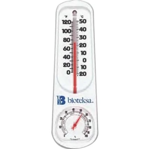 Indoor/outdoor Thermometer/hygrometer Made From Water-resistant Polystyrene