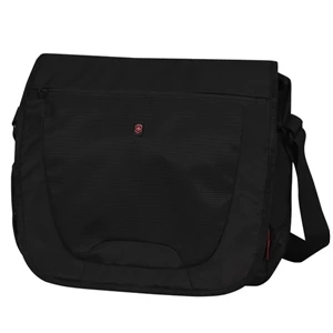 Alpine (tm) Collection;sapienza - Mini Messenger Bag With Zippered Mesh Pocket