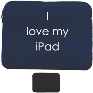 Ipad Sleeve Double Zippered Compartment For Ipad Or Any Tablet Less Than 10"