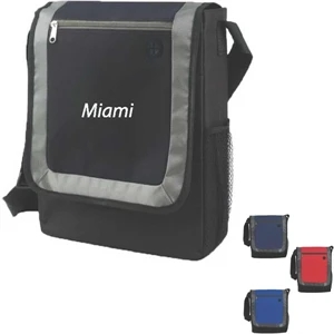 Gravity - Messenger Bag Made Of 600 Denier Nylon With 420 Denier Diamond Weave Trim