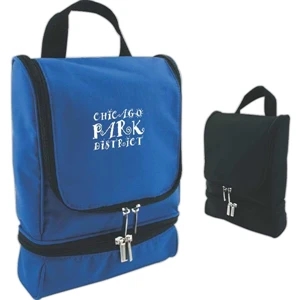 Expedient - Toiletry Bag With Two Separate Compartments And Waterproof Lining